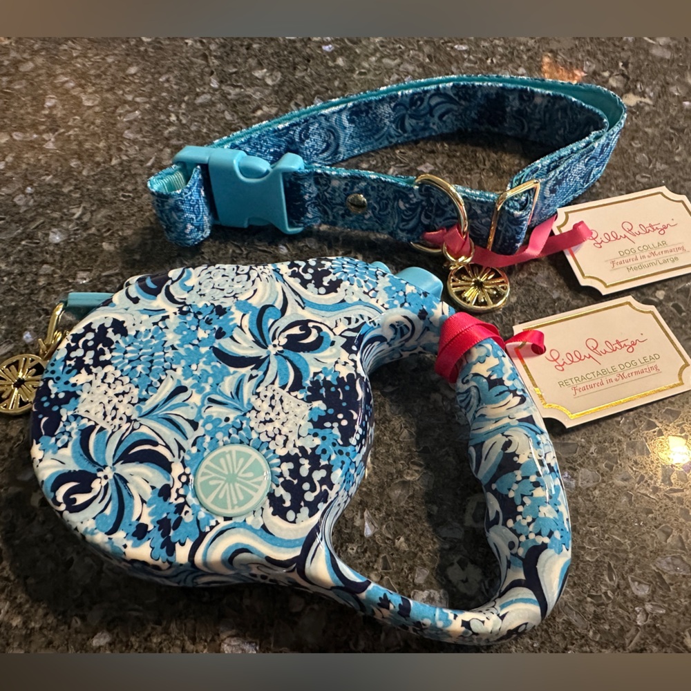Lilly Pulitzer Dog Collar & Leash